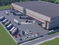 Вид здания. Сухой склад (+18) Склад Краснодарский край, Краснодар, СХП "Капитал", северо-восточнее п Индустриальный , 10 918 м2 фото 1